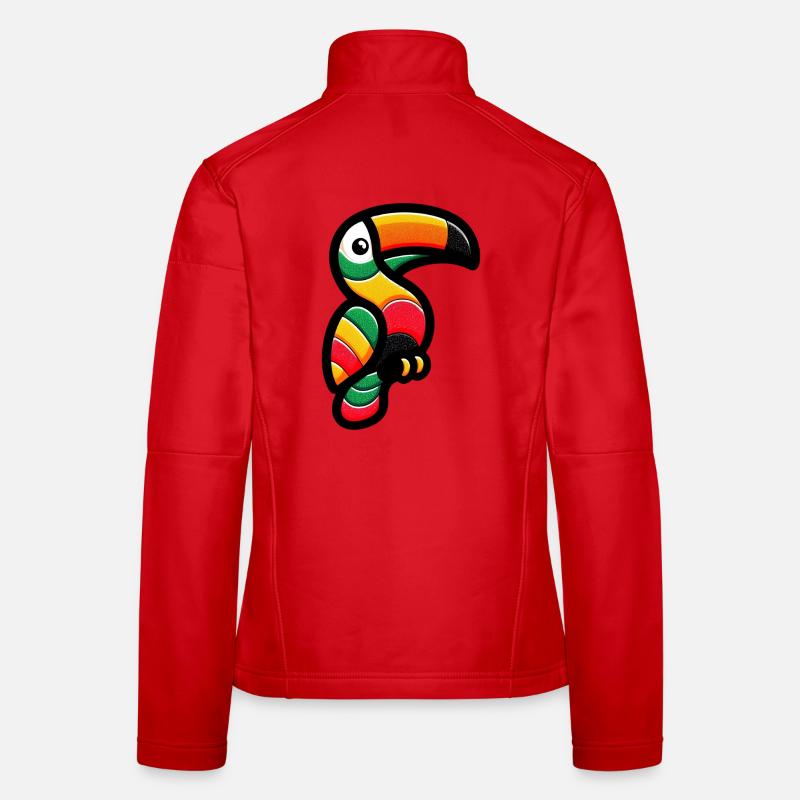 Toucan Veste en tissu softshell Femme