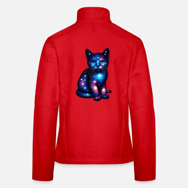 Chat Veste en tissu softshell Femme