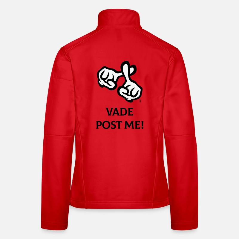 Vade Post Me! (Kreuz / Bibel / Religion / 2C) Frauen Softshelljacke