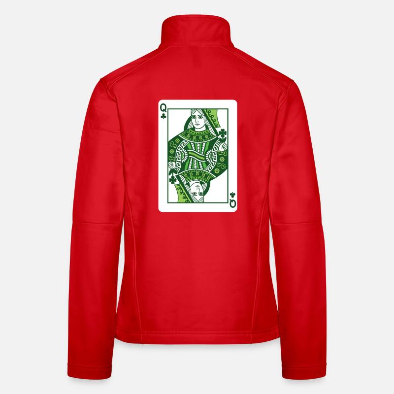 Reine du Trèfle St Patrick’s Irish Veste en tissu softshell Femme