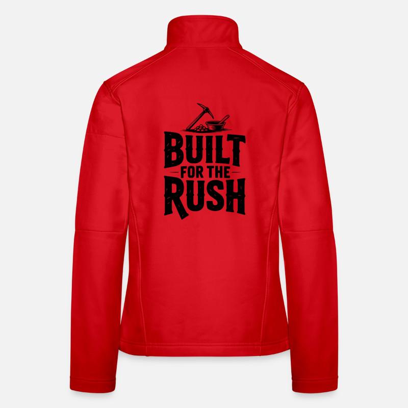 Construit pour la ruée Veste en tissu softshell Femme