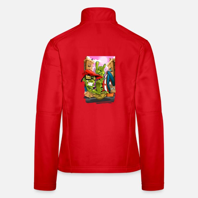 Breakdancing Women's Softshell Jacket