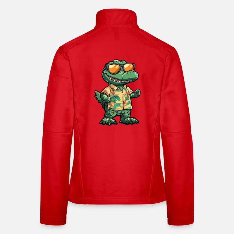 Aligator Comic Vacation Women's Softshell Jacket