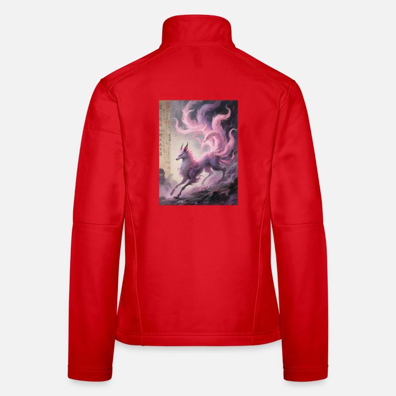 The Will-o'-the-Wisps: Nine-Tailed Fox – Dream Women's Softshell Jacket