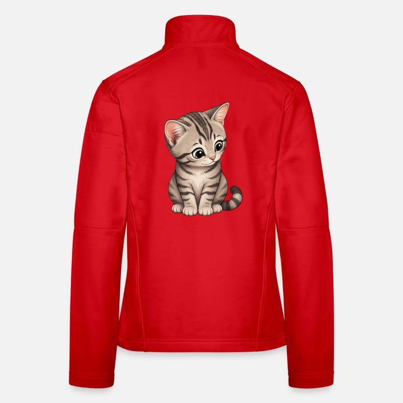 Kätzchen Frauen Softshelljacke