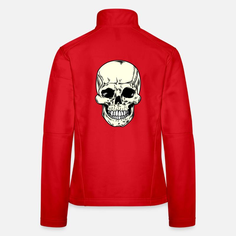 Schädel Schädel Frauen Softshelljacke
