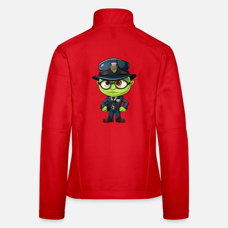 Locust Policeman Women's Softshell Jacket