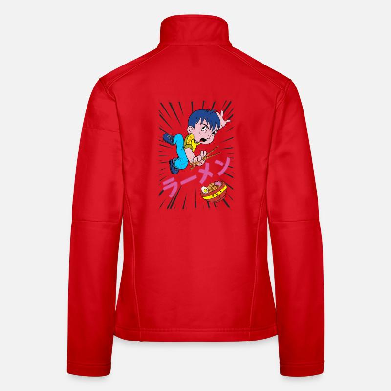 Ramen Boy Frauen Softshelljacke