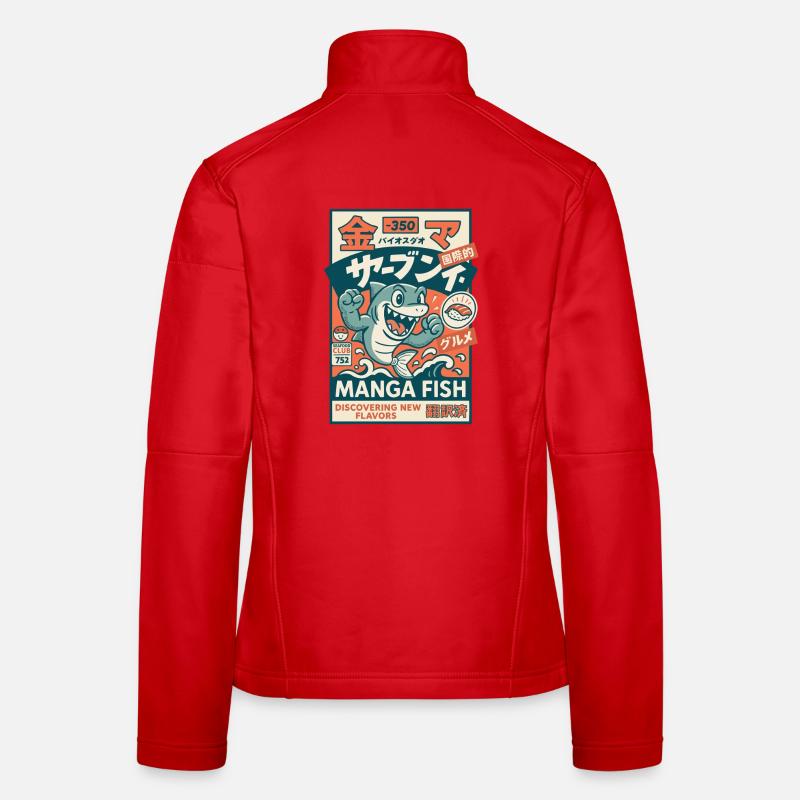 Manga Fish Women's Softshell Jacket