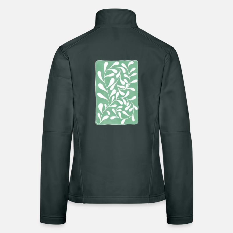 Eucalyptus leaves Women's Softshell Jacket