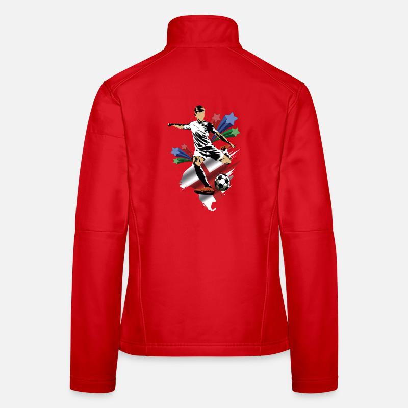 Inglaterra - Angleterre - Drapeaux Veste en tissu softshell Femme