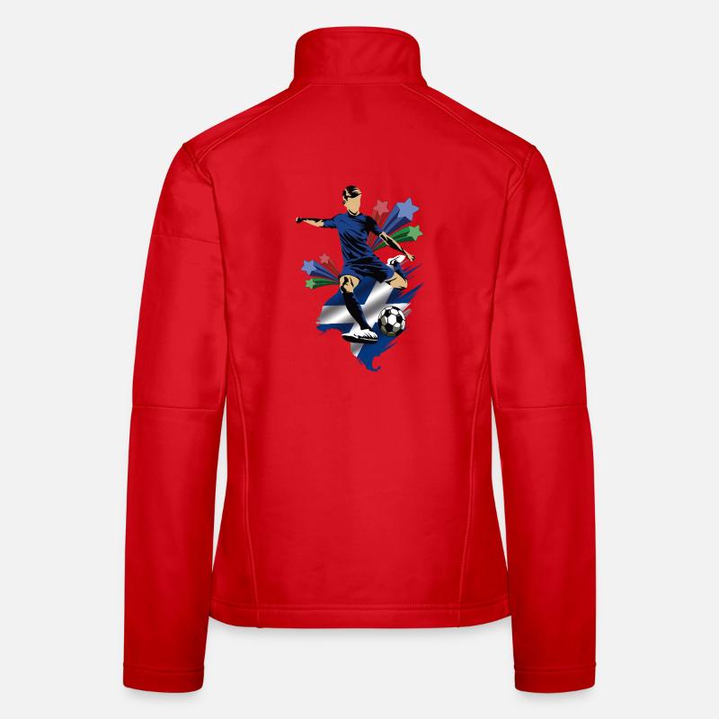 Escocia - Écosse - Drapeaux Veste en tissu softshell Femme
