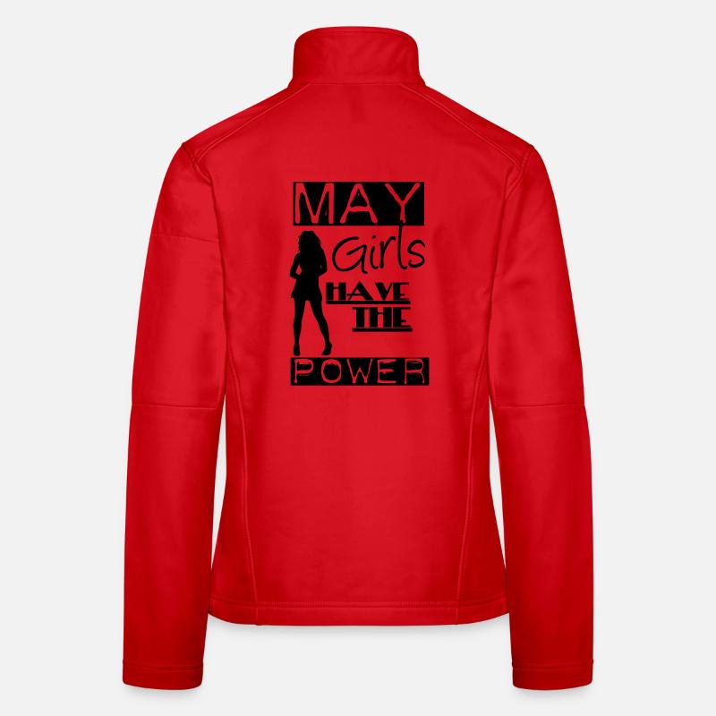May Girls Geschenk Geburtstag - Frauen Softshelljacke - Rot