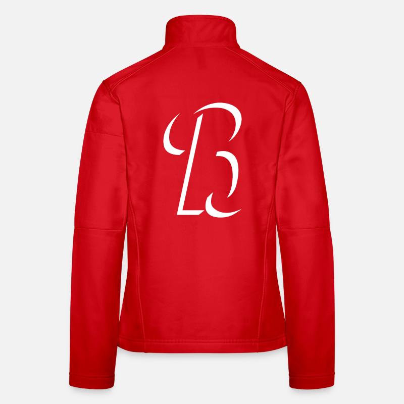 Letter B, Name, der Buchstabe B - Frauen Softshelljacke - Rot