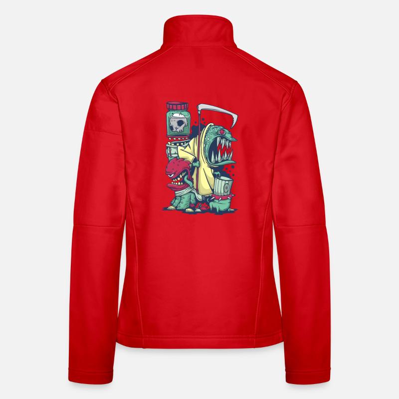 Monstres Veste en tissu softshell Femme