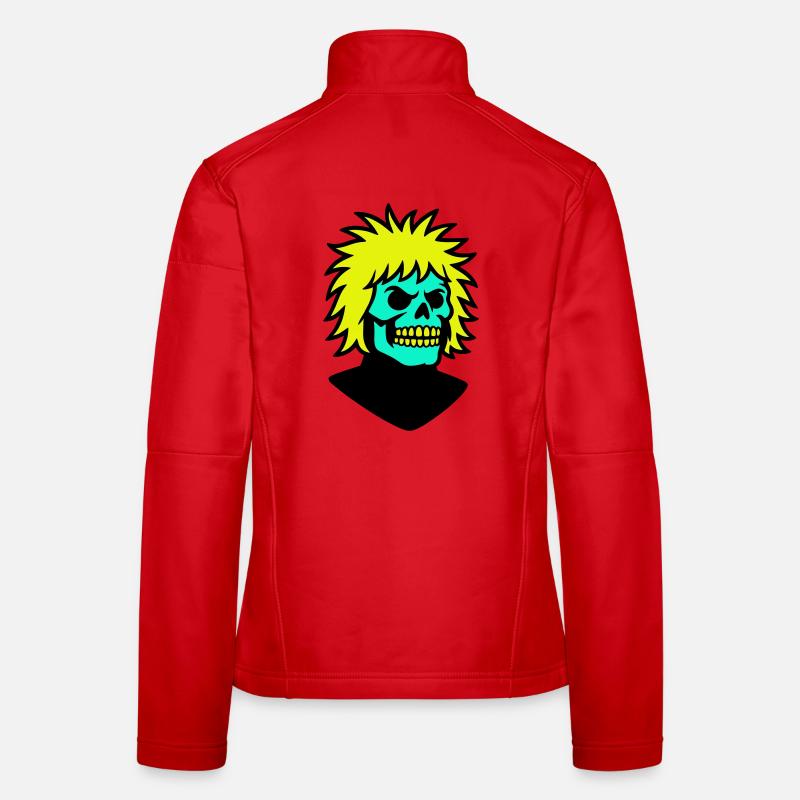 Skullman with a cool hairstyle Women's Softshell Jacket