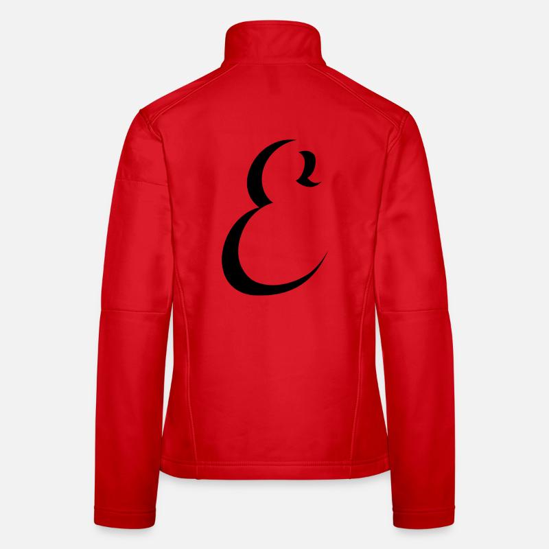 Letter E, Name, der Buchstabe E Frauen Softshelljacke