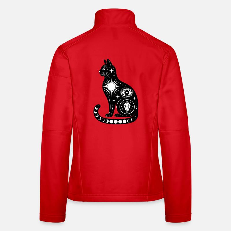 Cosmic Cat - Cool Astonomy Logo Frauen Softshelljacke