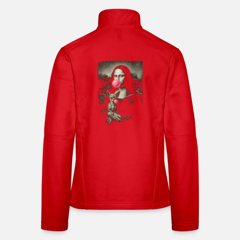 Mona Bubble Surreal Pop Women's Softshell Jacket