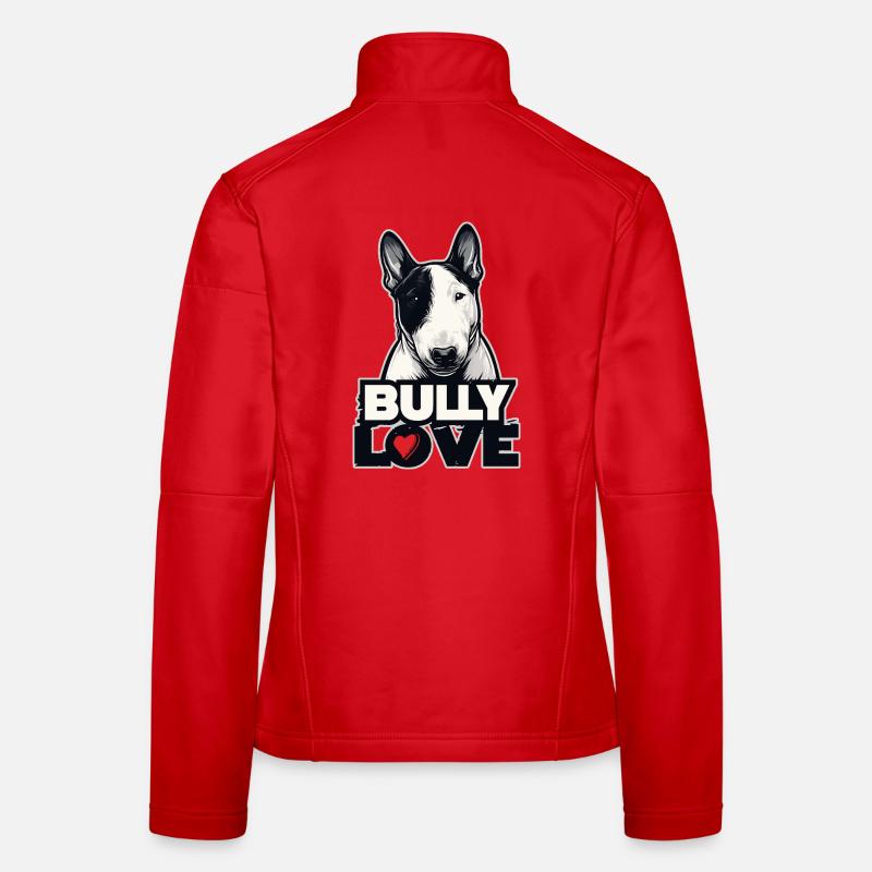 BULLY LOVE – Bull Terrier Design Women's Softshell Jacket