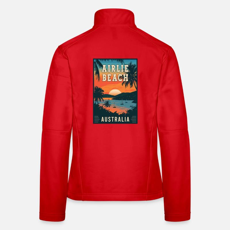 Explore Tropical Paradise Airlie Beach Australia Women's Softshell Jacket