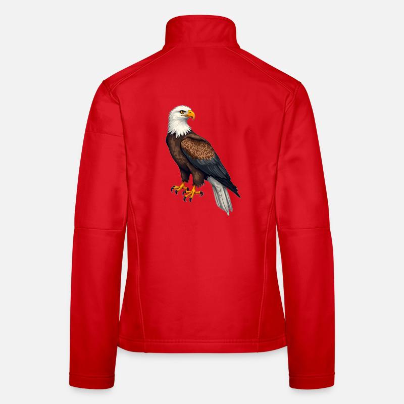 Bald eagle Women's Softshell Jacket