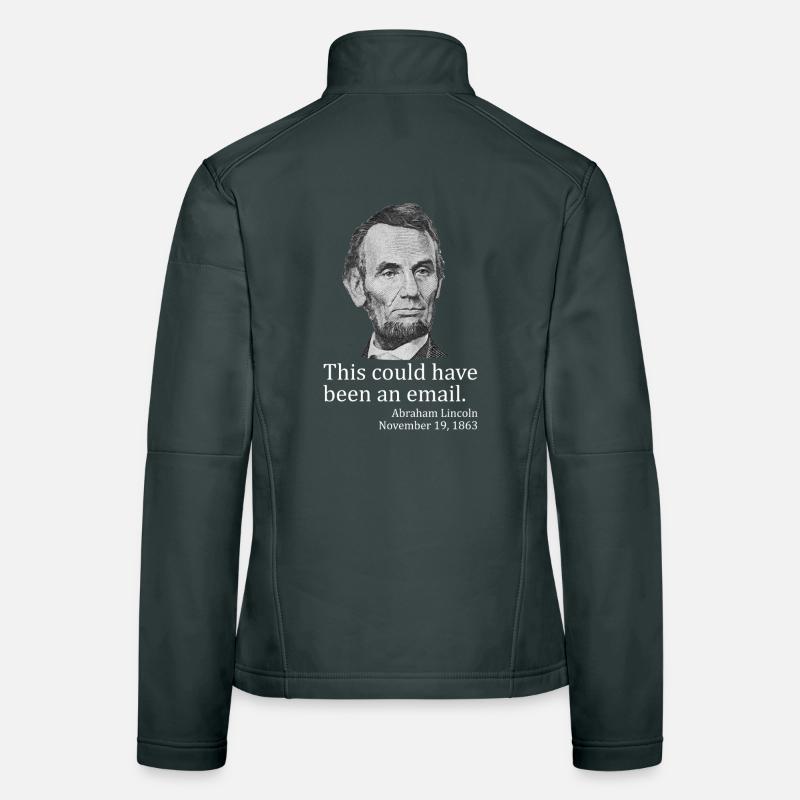 Dies hätte eine E-Mail sein können. Abe Lincoln AP Frauen Softshelljacke