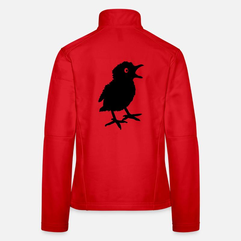Chick chick beeper bird shade Women's Softshell Jacket