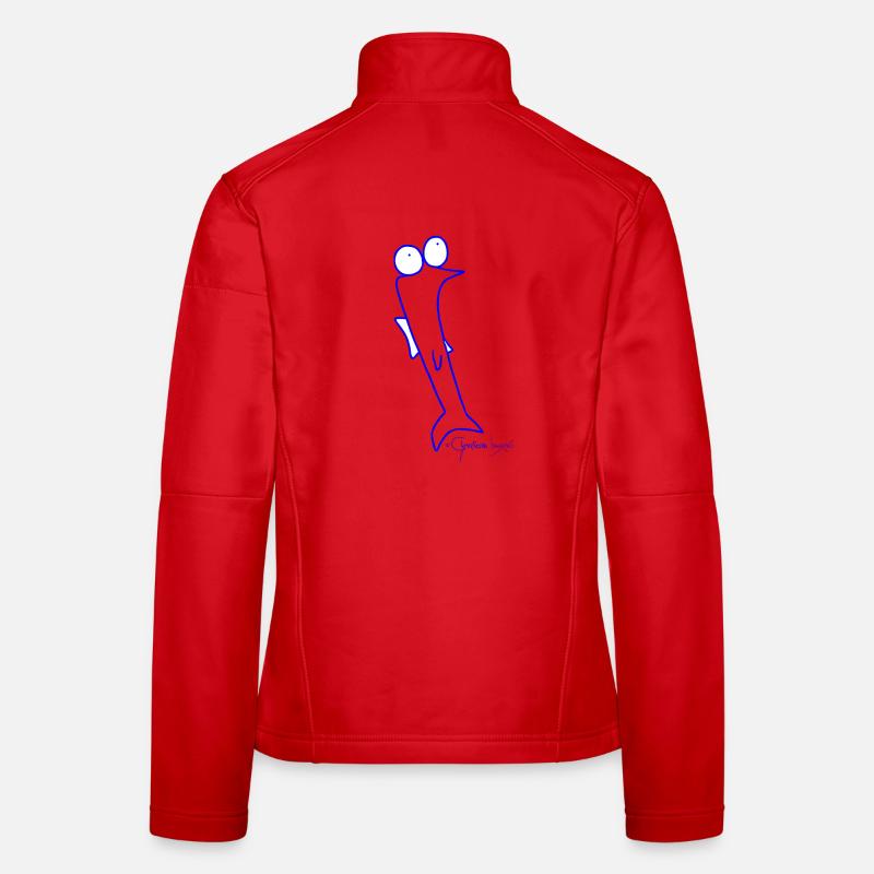 Cafard - Piscis Rutilus Veste en tissu softshell Femme