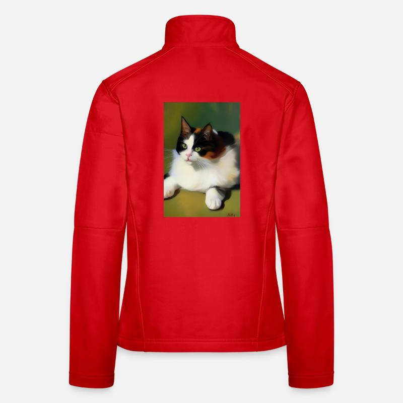 Cat Image Women's Softshell Jacket