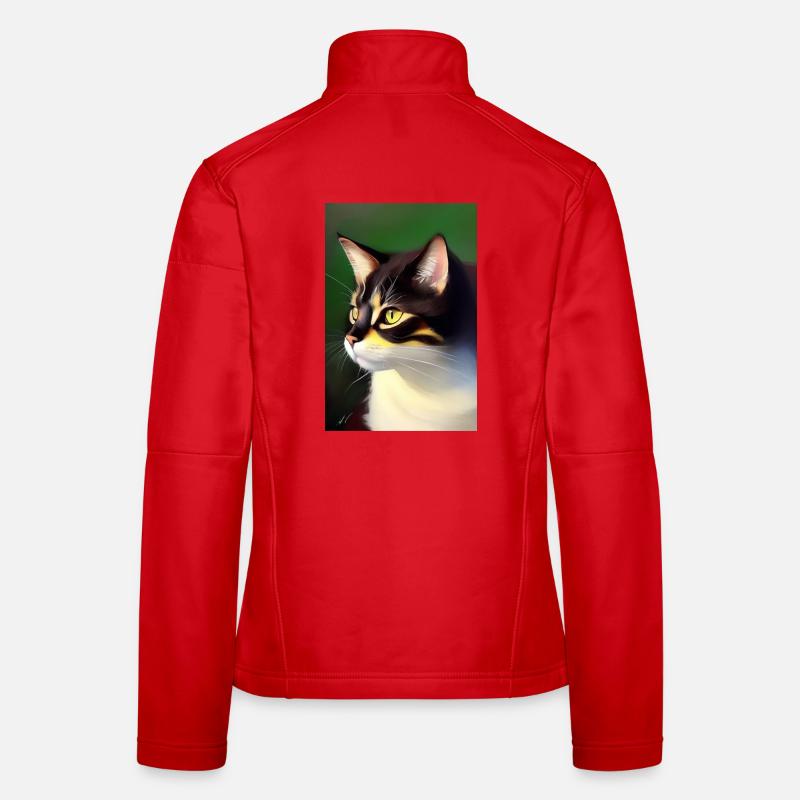 Image du chat Veste en tissu softshell Femme