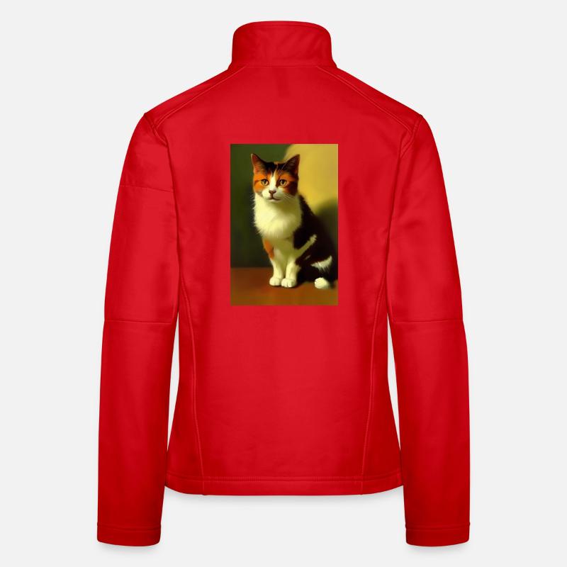 Image du chat Veste en tissu softshell Femme