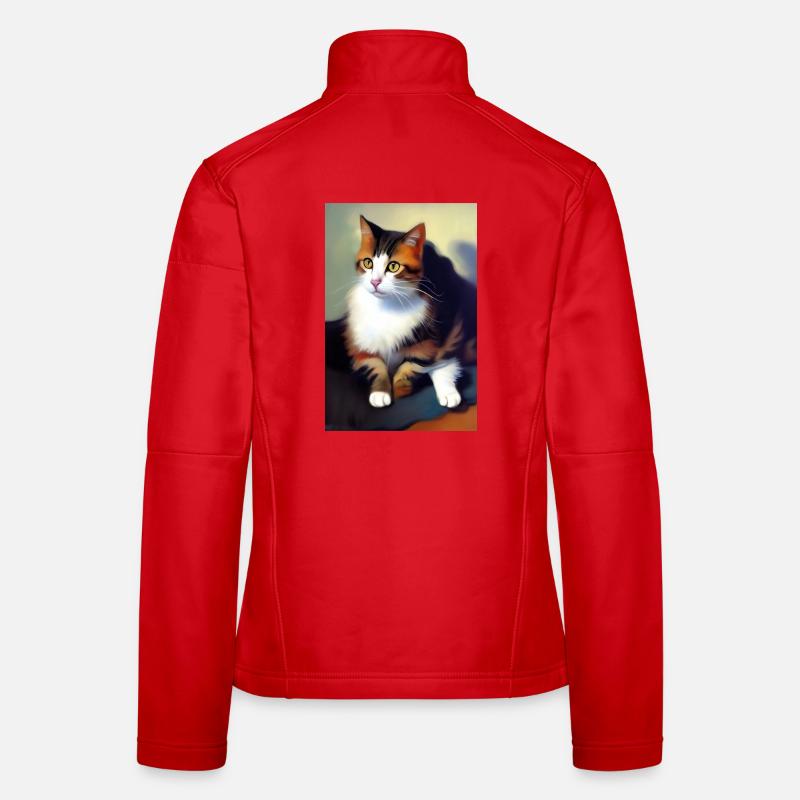 Cat Image Women's Softshell Jacket