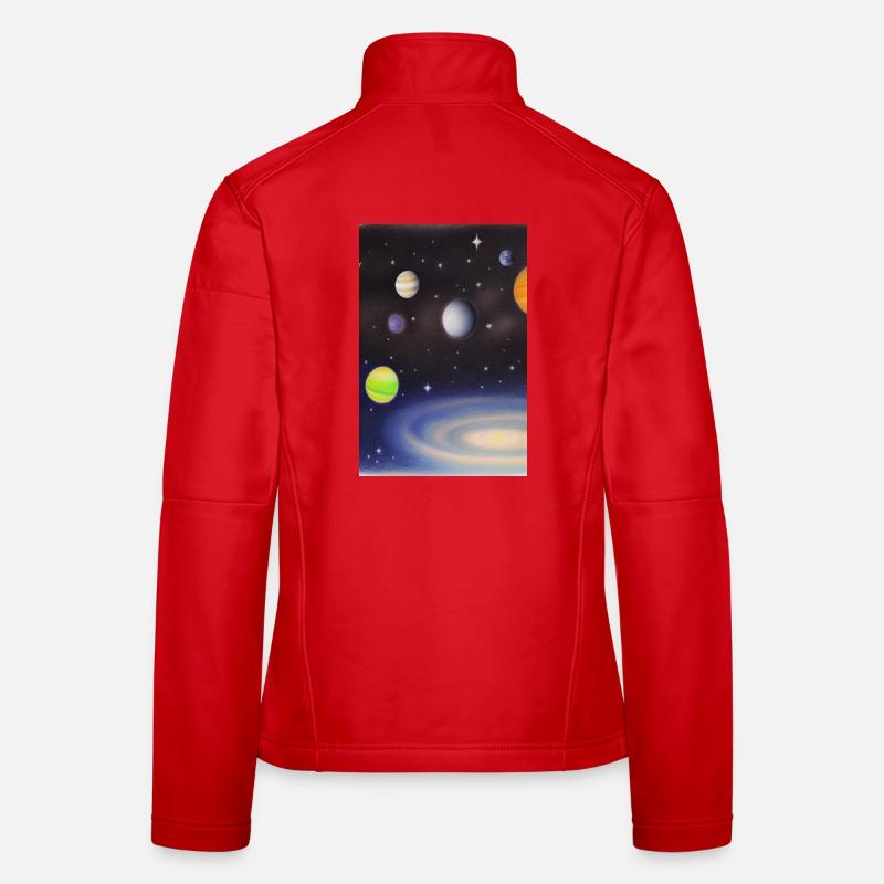 Space and planets Women's Softshell Jacket