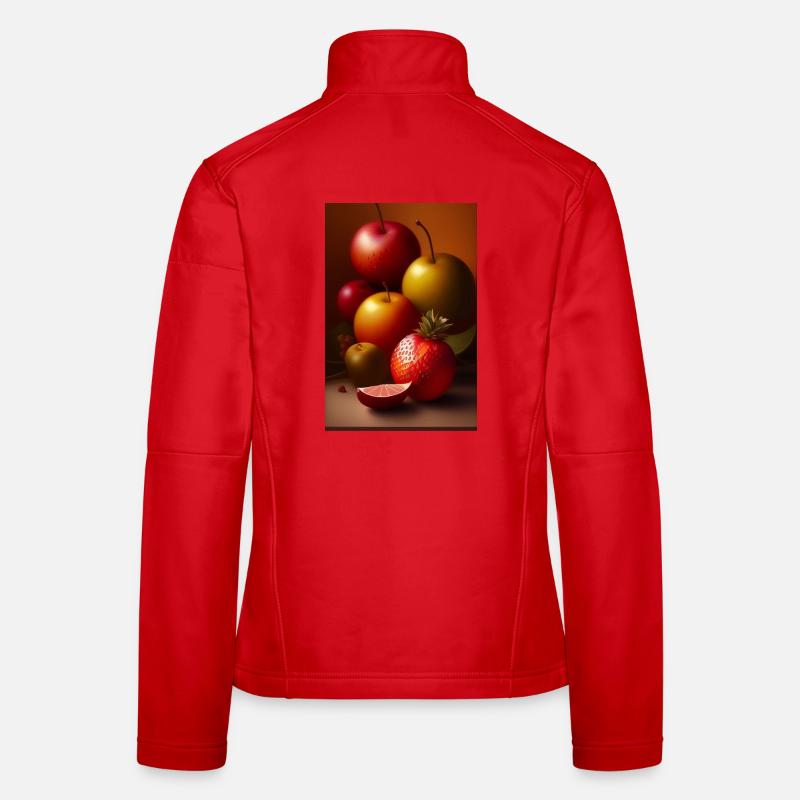Früchte Frauen Softshelljacke