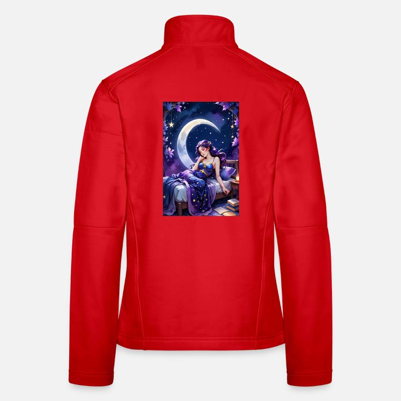 Reading and falling asleep Women's Softshell Jacket