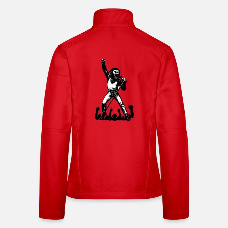 Dancing Monkey Singer | The Monkey Dance Banksy Women's Softshell Jacket