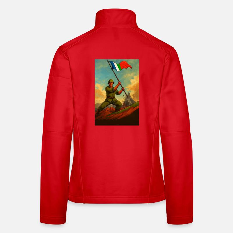 FIRST GENERATION MOLUCCANS - Women's Softshell Jacket - red