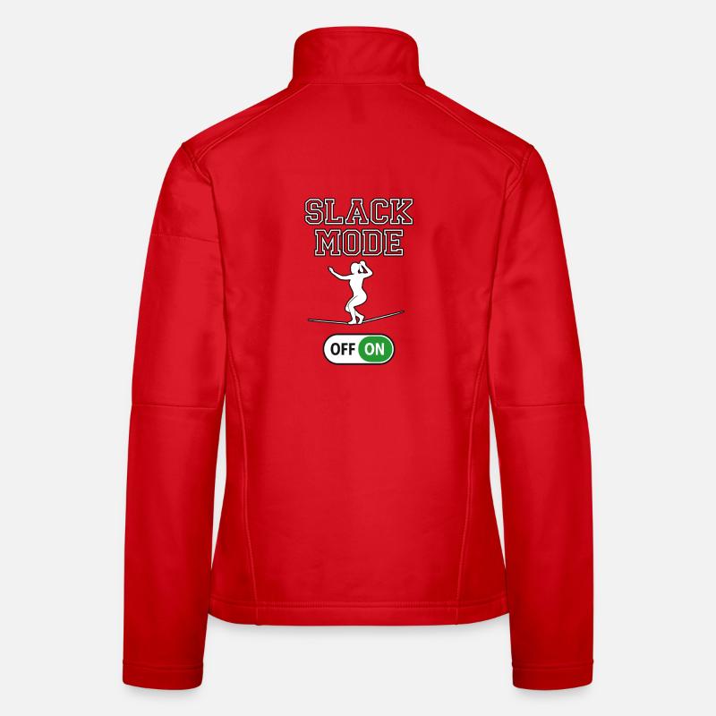 Mode Slack ON – force et équilibre dans une version féminine Veste en tissu softshell Femme