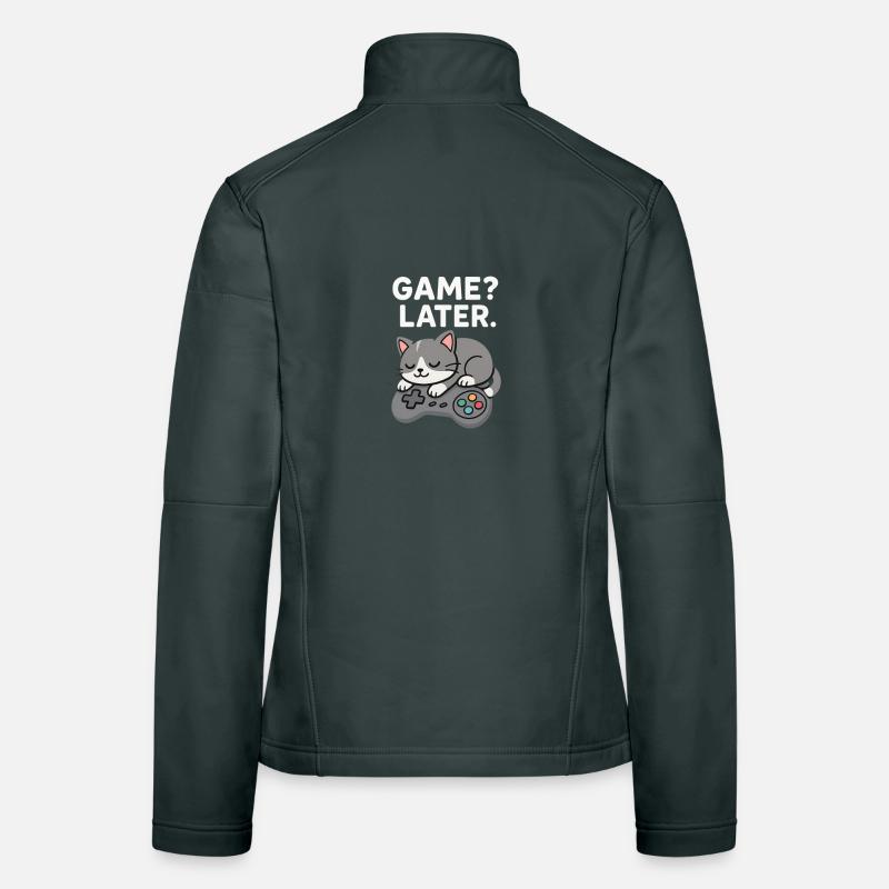Game Later: Katzencontroller Frauen Softshelljacke
