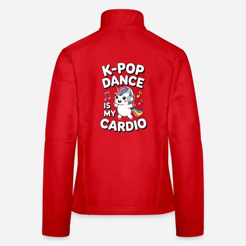 K-Pop Danse Drôle Corée Veste en tissu softshell Femme