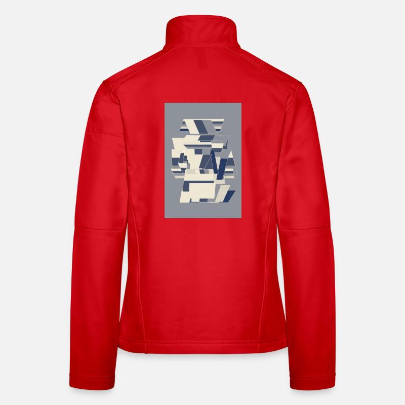 Robot guerrier bleu Veste en tissu softshell Femme