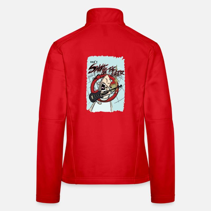 don't Somke on the water Women's Softshell Jacket