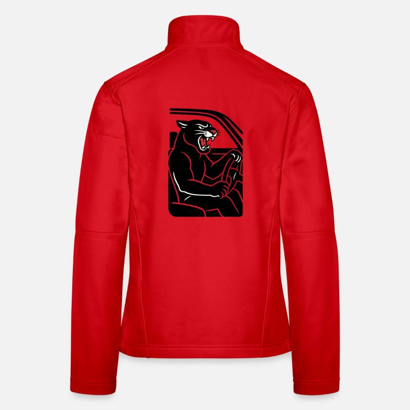 Panther Auto Frauen Softshelljacke