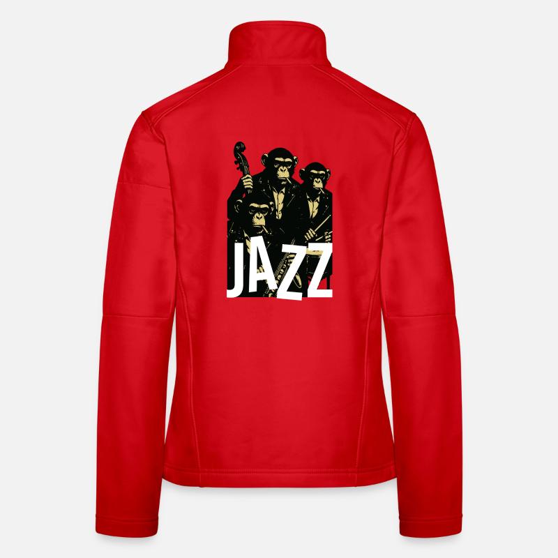Jazz chimps Quartet Women's Softshell Jacket