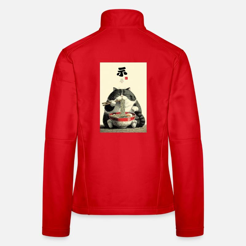 Neko Noodle Feast Women's Softshell Jacket