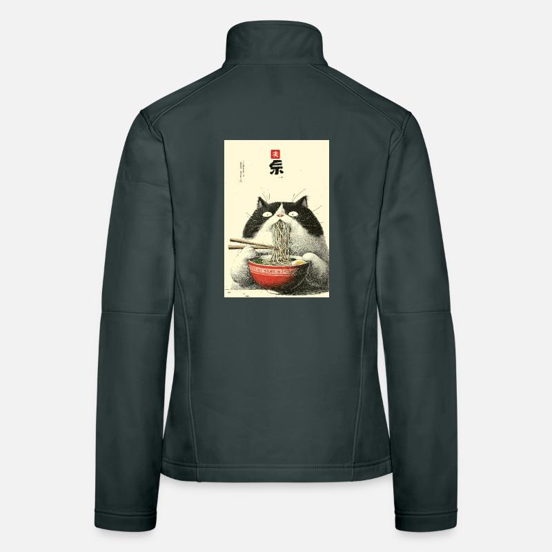 Neko Noodle Feast Women's Softshell Jacket