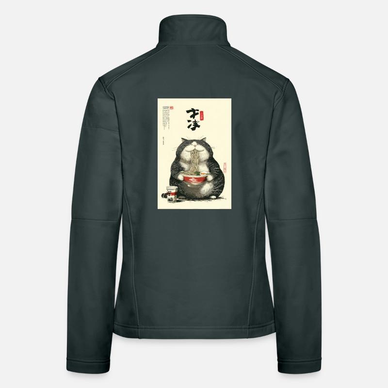 Neko Ramen Feast Women's Softshell Jacket