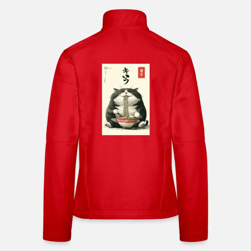Neko Noodle Feast Women's Softshell Jacket