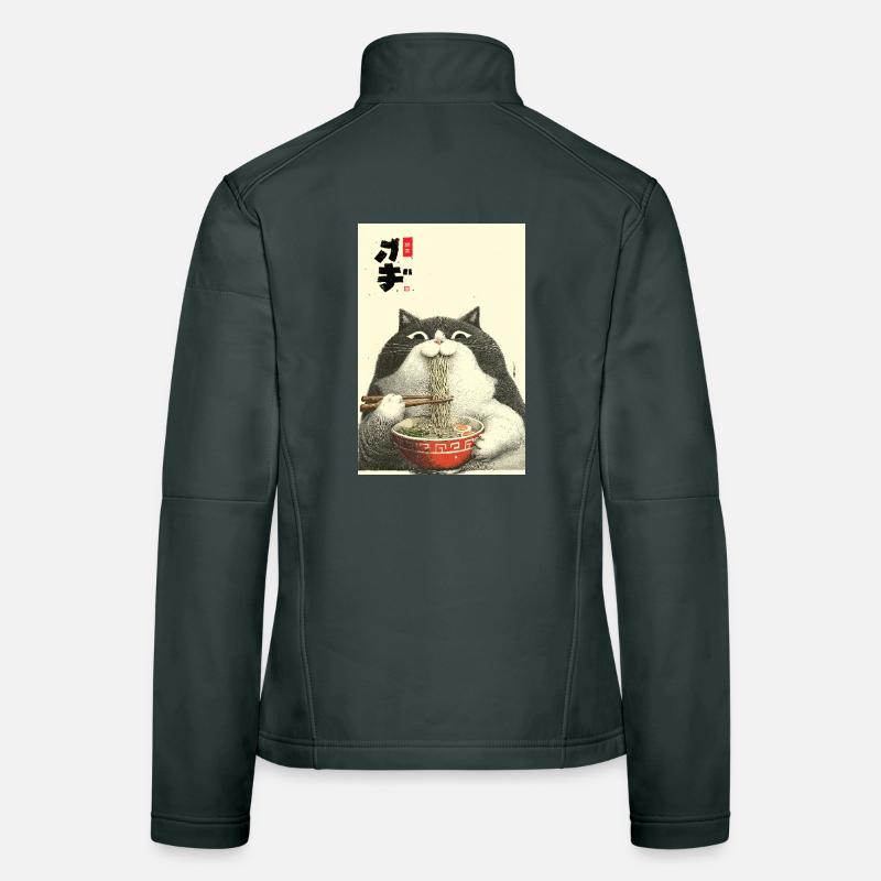 Neko Ramen Feast Women's Softshell Jacket